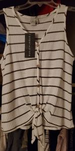 Button up tank top